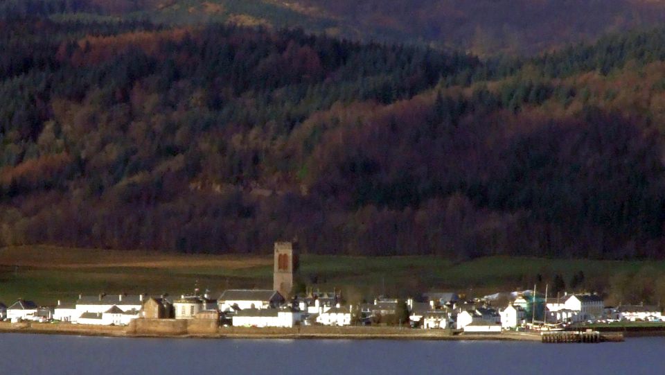 Inveraray from across Loch Ffyne