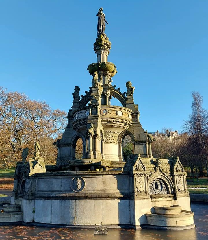 Stewart Memorial fountain in Kelvingrove Park