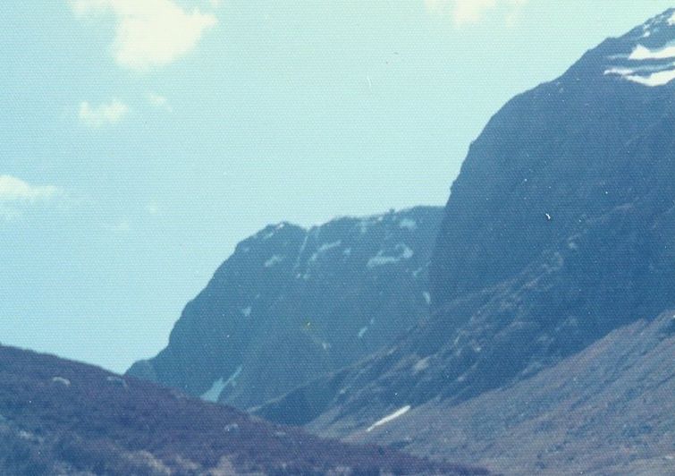 Ben Nevis above Allt a Mhuilinn