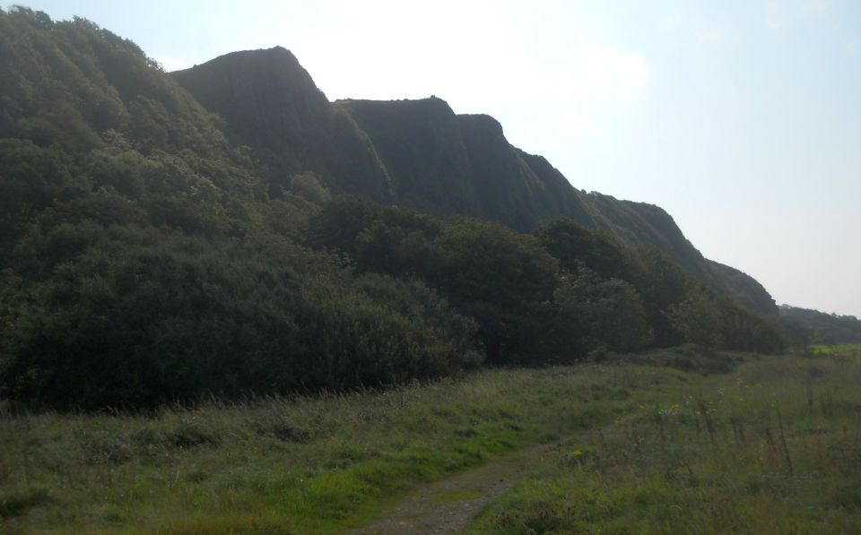 "Three Sisters" of the escarpment at Portencross