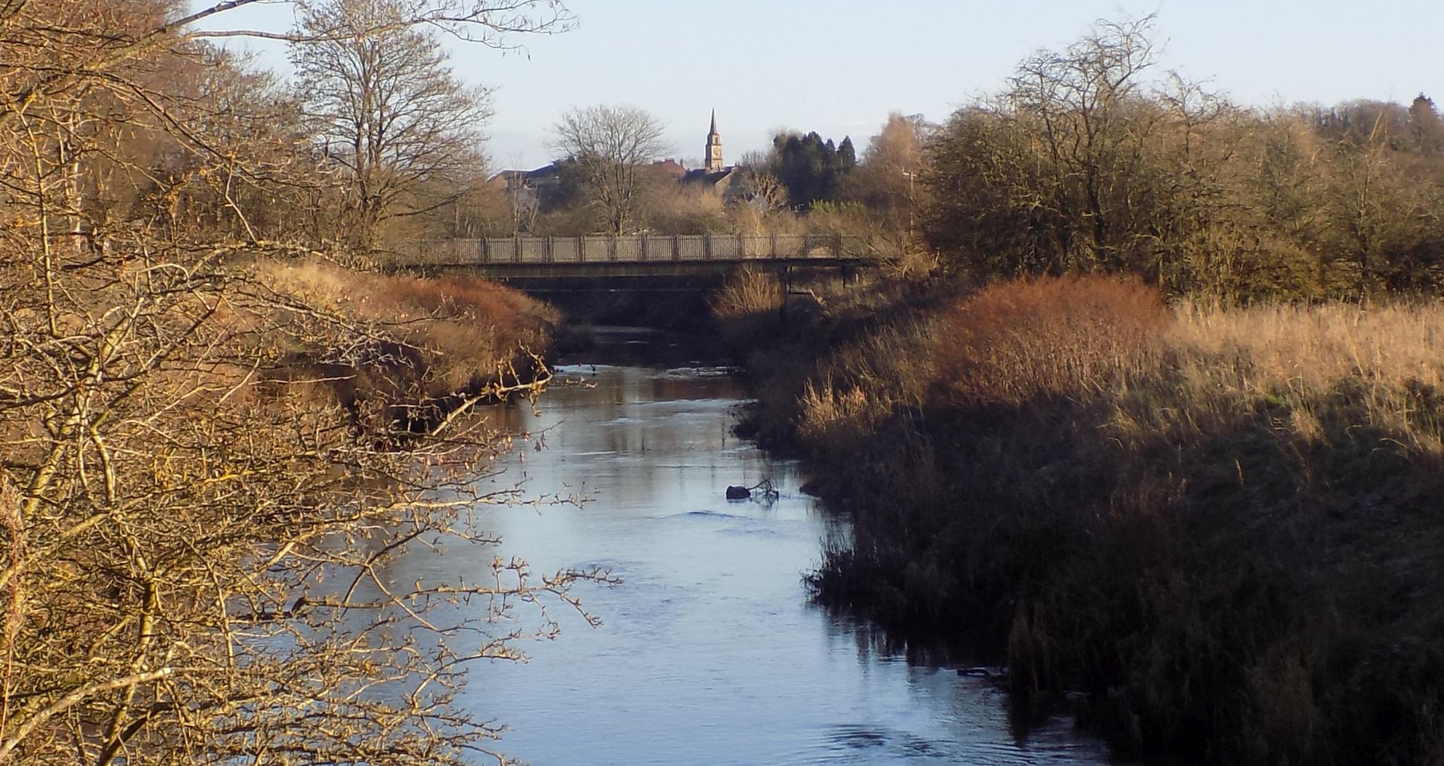 Footbridge over Kelvin River at Kirkintilloch