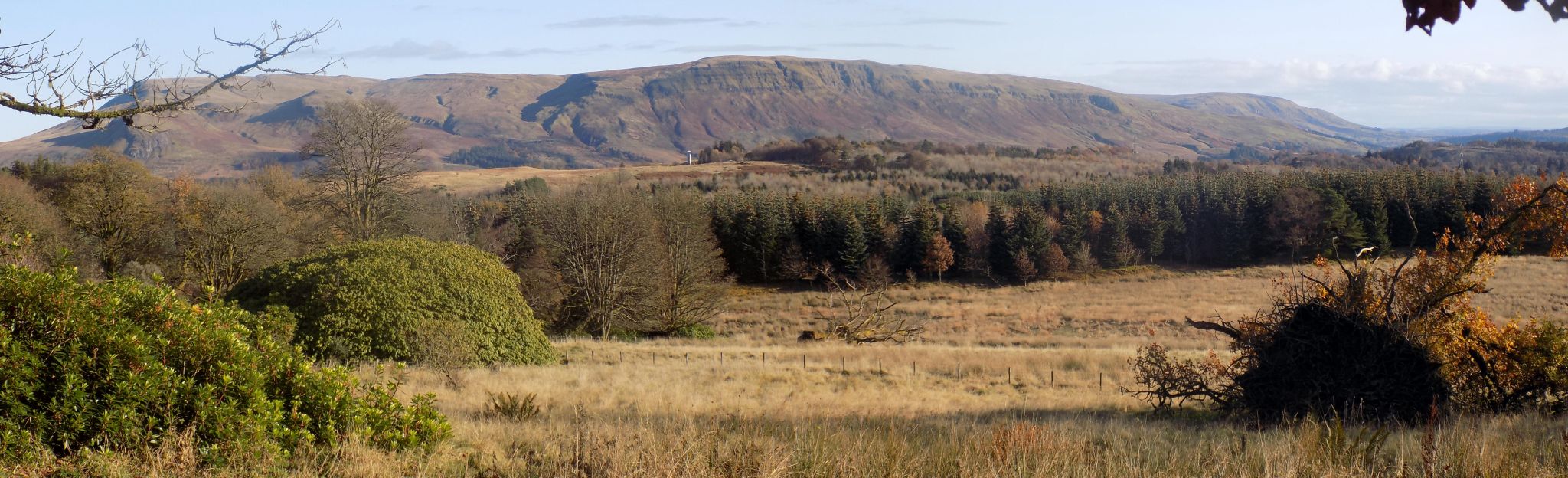 Campsie Fells from Auchineden House