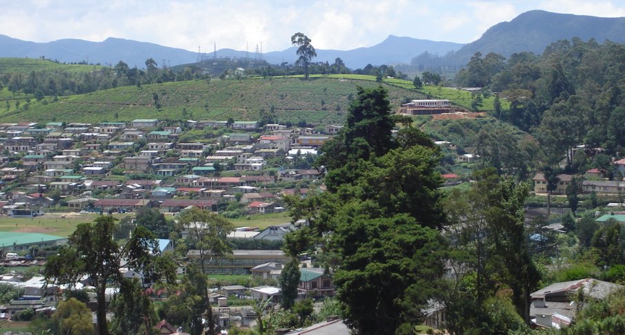 Nuwara Eliya in the Hill Country of Sri Lanka