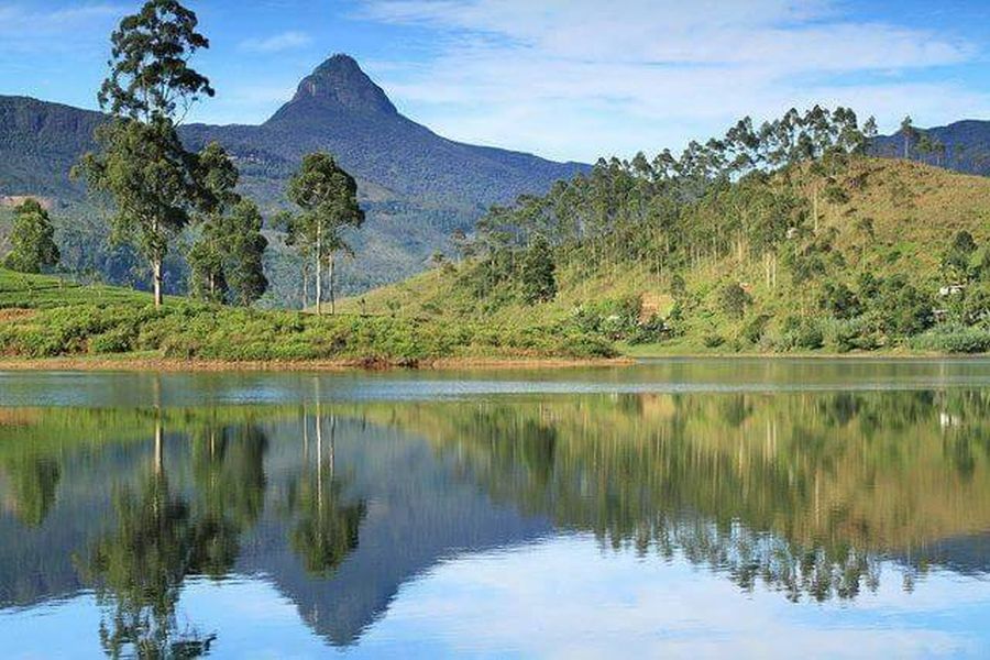 Adam's Peak in the Hill Country of Sri Lanka