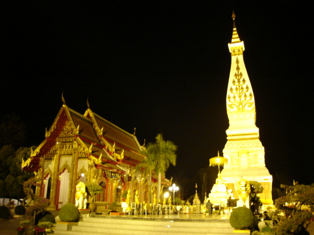 Temple at Tat Phanom in NE Thailand