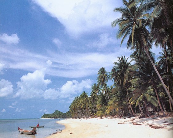 Beach on Koh Samui in Southern Thailand