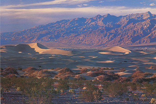 Grapevine Mountains from Death Valley