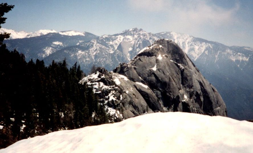 Moro Rock in Sequoia National Park