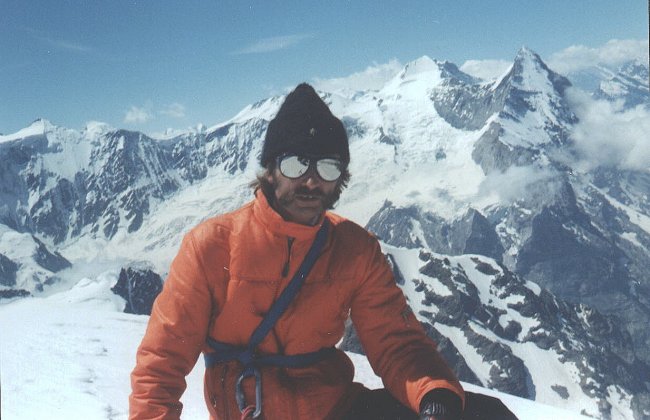  Monch and Eiger from summit of the Wetterhorn 