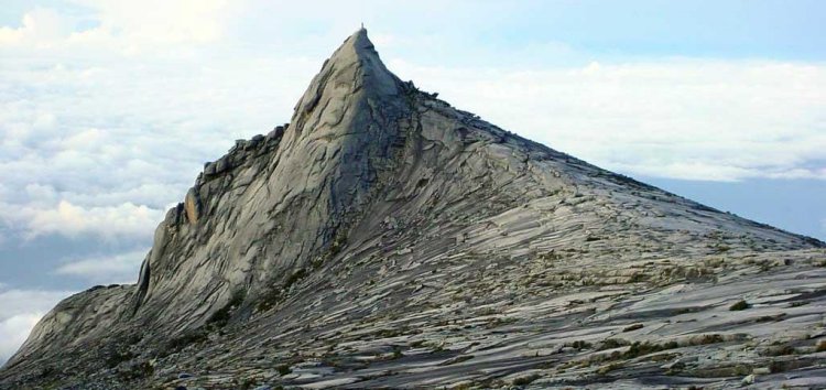 South Peak of Mount Kinabalu in Sabah, East Malaysia 