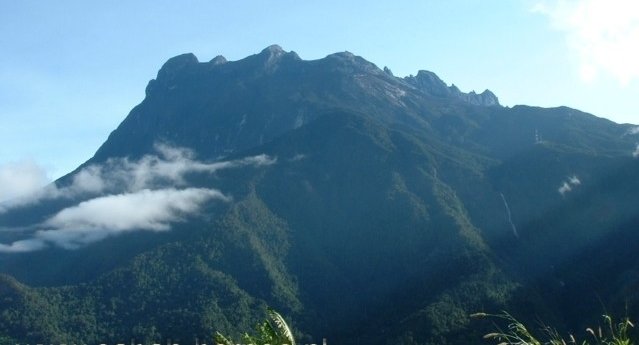 Mount Kinabalu ( 4101 metres ) in Sabah, East Malaysia - the highest mountain in SE Asia